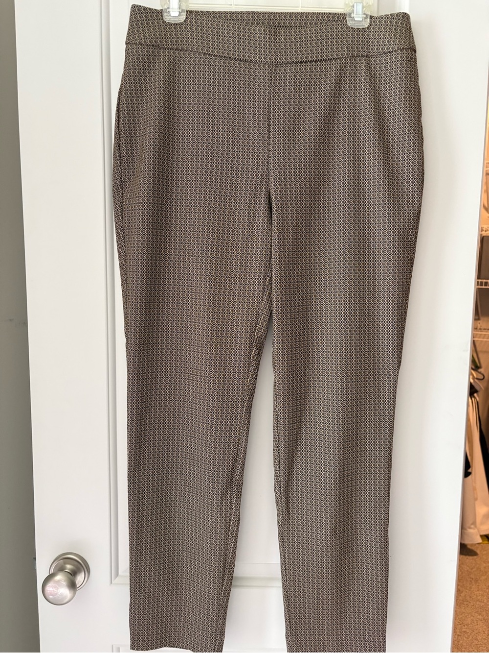 Chico's Brown Printed Ankle Pants